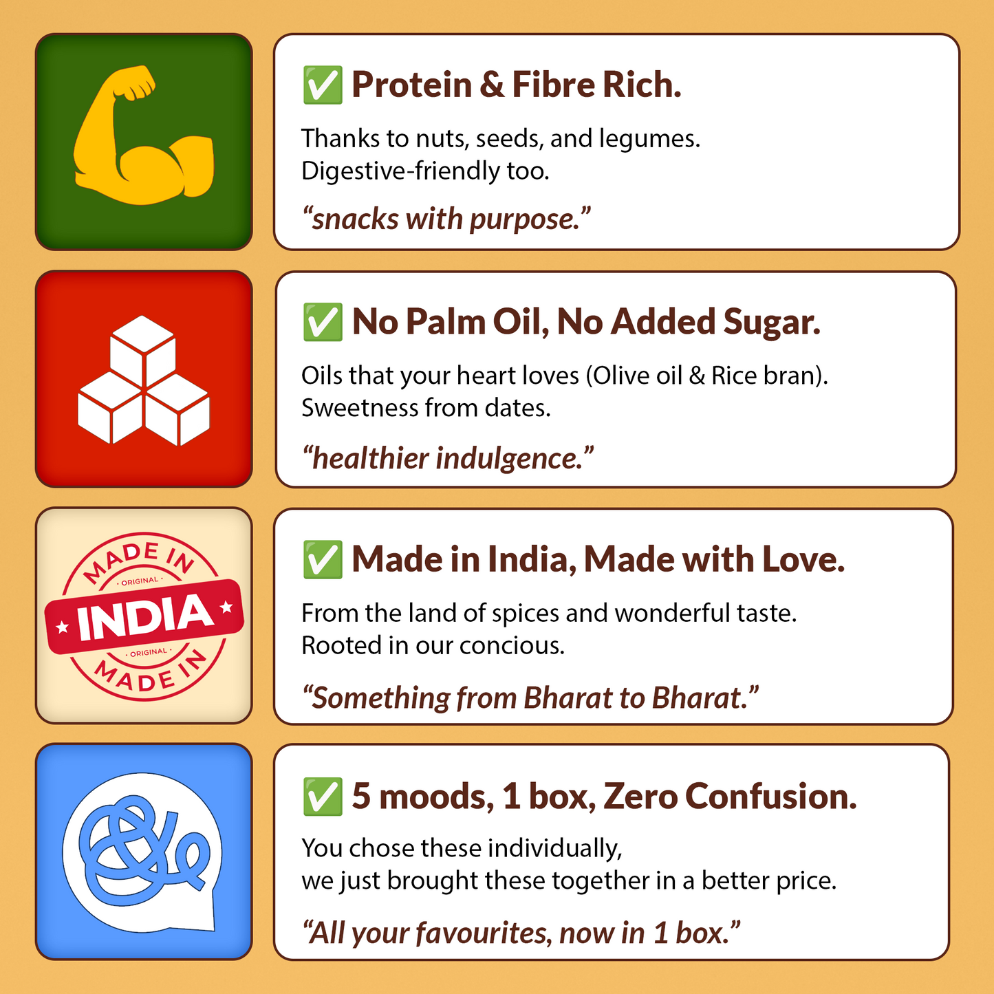 Widour The B.I.G Combo | 5 Best Selling Widour Snacks | Protein & Fibre Rich