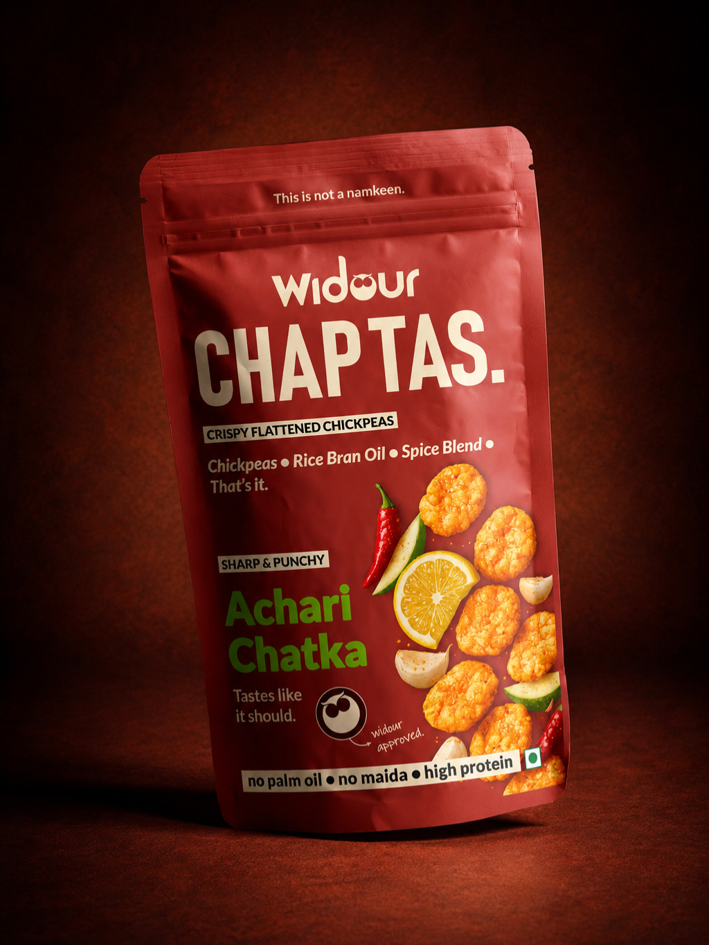 Chaptas – Crispy Flattened Chickpeas | Achaari Chatka 95g
