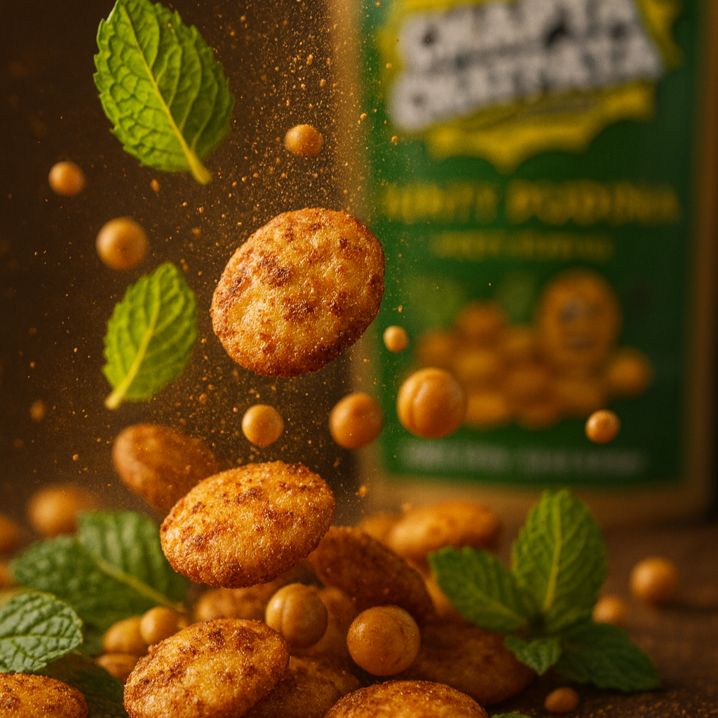 Chapta Chatpata Combo Pack – 2 Mad Masala + 2 Minty Pudina | Chickpea Snacks | No Palm Oil | Healthy Indian Namkeen