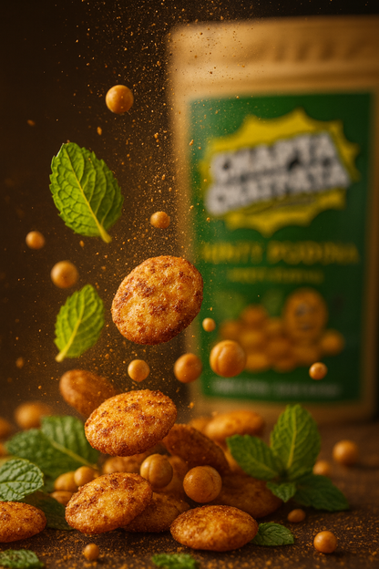 Widour Chapta Chatpata – Crushed Chickpea Snack Minty Pudina | No Palm Oil. (Pack of 4)